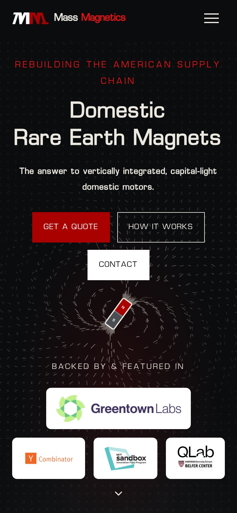 Mass Magnetics mobile capture for Mobile web