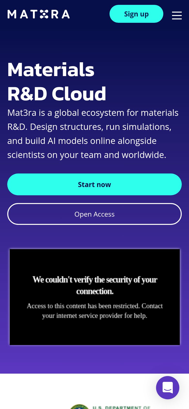 Mat3ra mobile capture for Mobile web