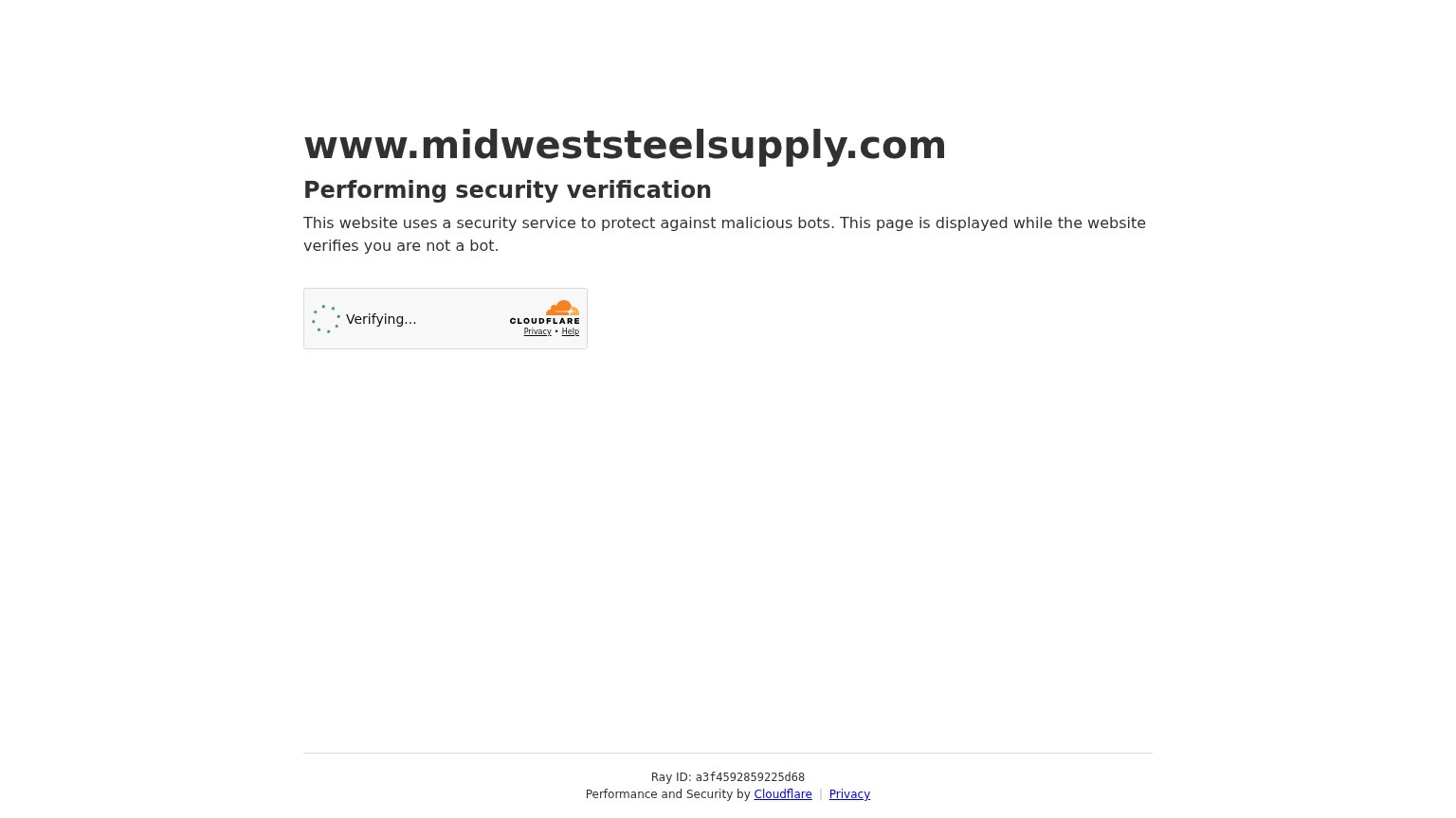 Midwest Steel & Aluminum desktop capture for Trust