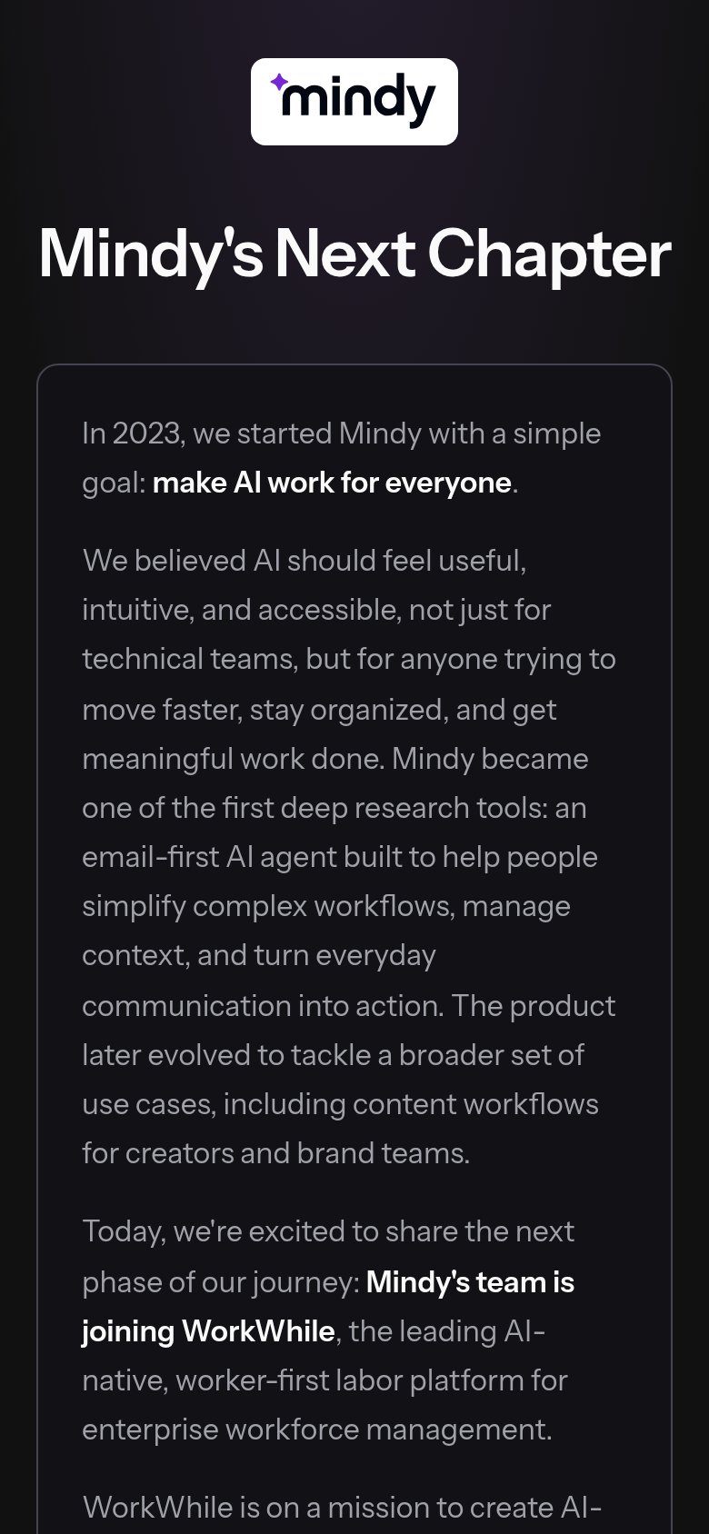 Mindy mobile capture for Mobile web