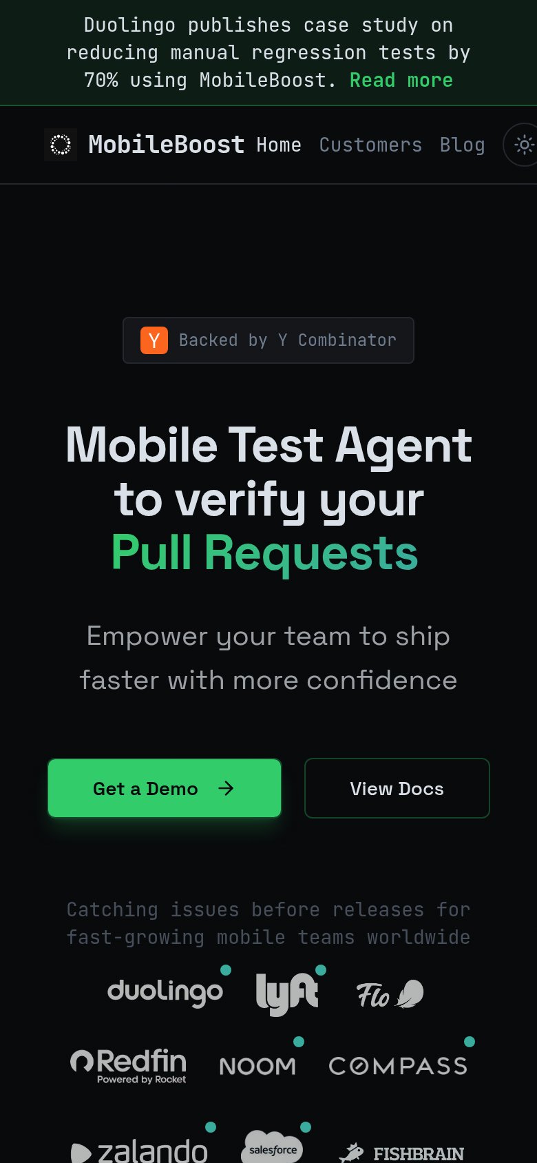 Mobile Boost (GPT Driver) mobile capture for Mobile web