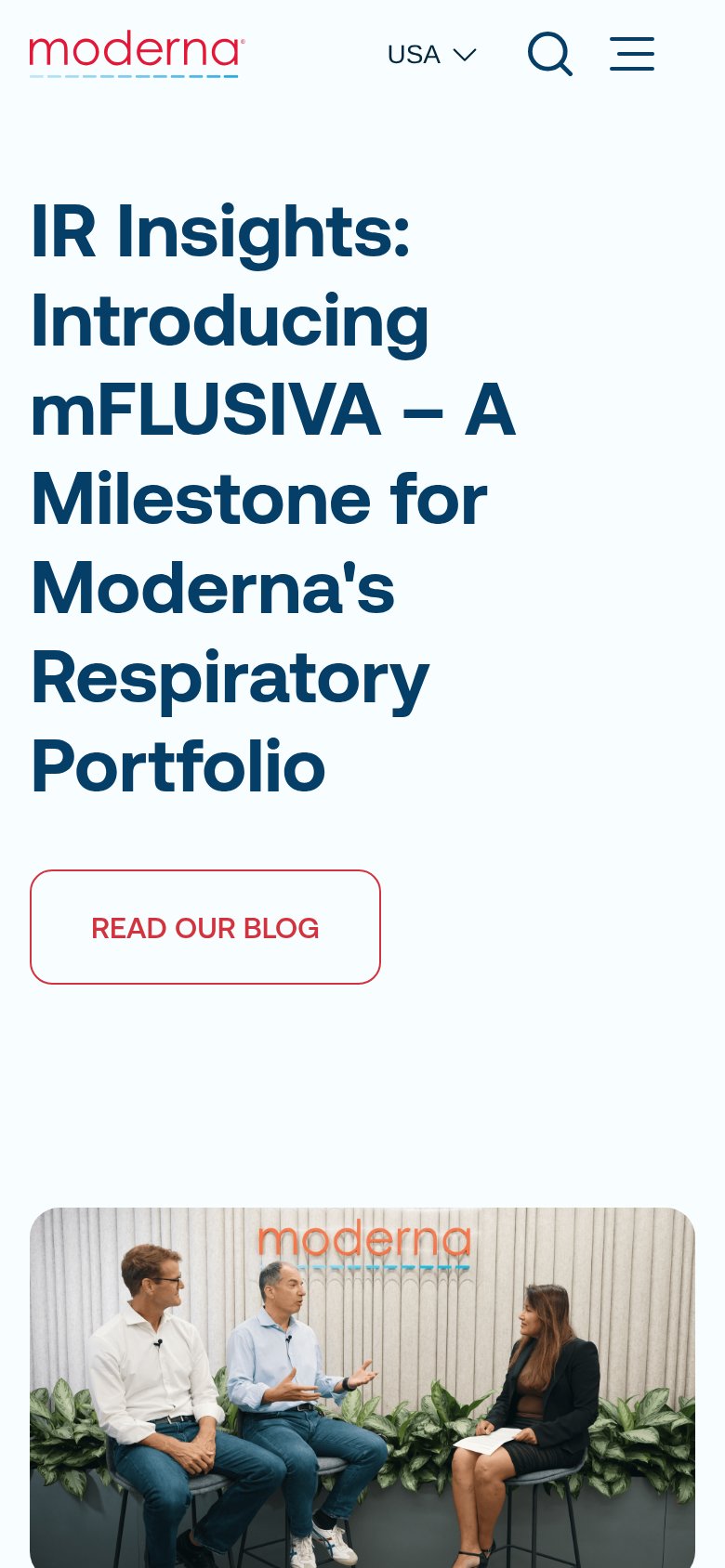 Moderna mobile capture for Mobile web