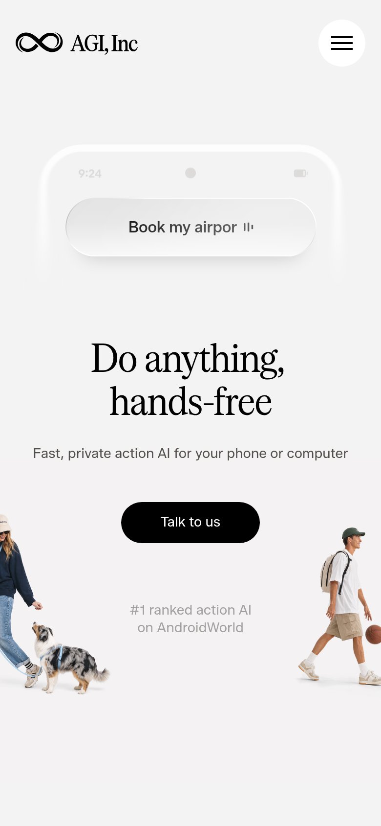 MultiOn (Please AI) mobile capture for Mobile web