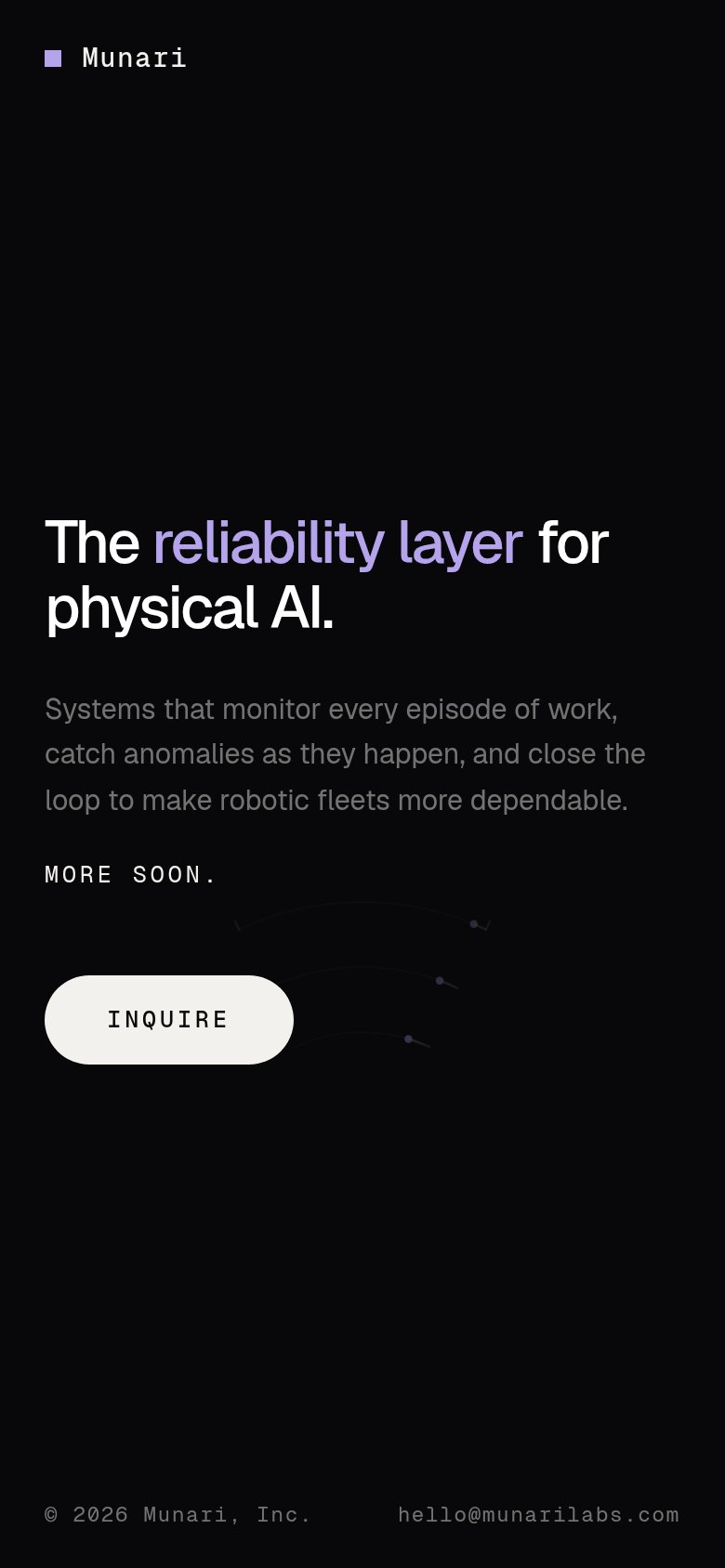 Munari Labs mobile capture for Mobile web