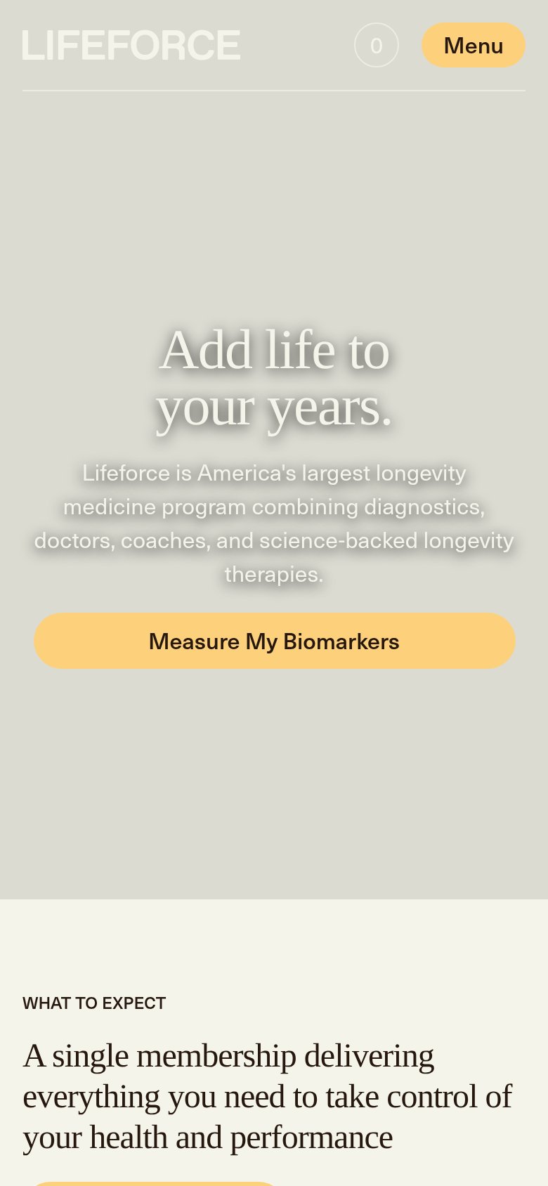 Lifeforce mobile capture for Mobile web