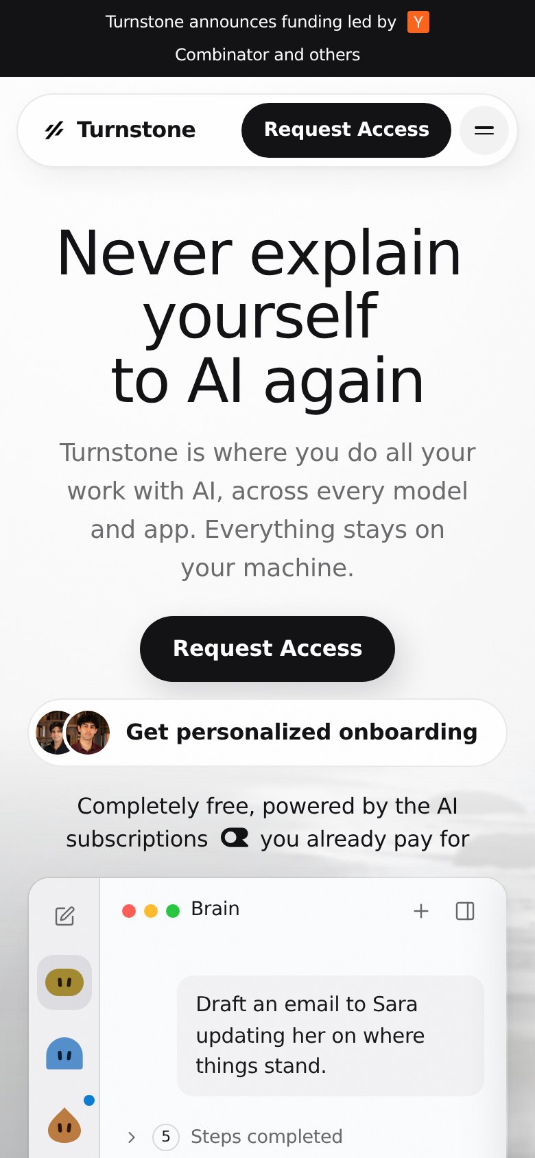 Turnstone mobile capture for Mobile web