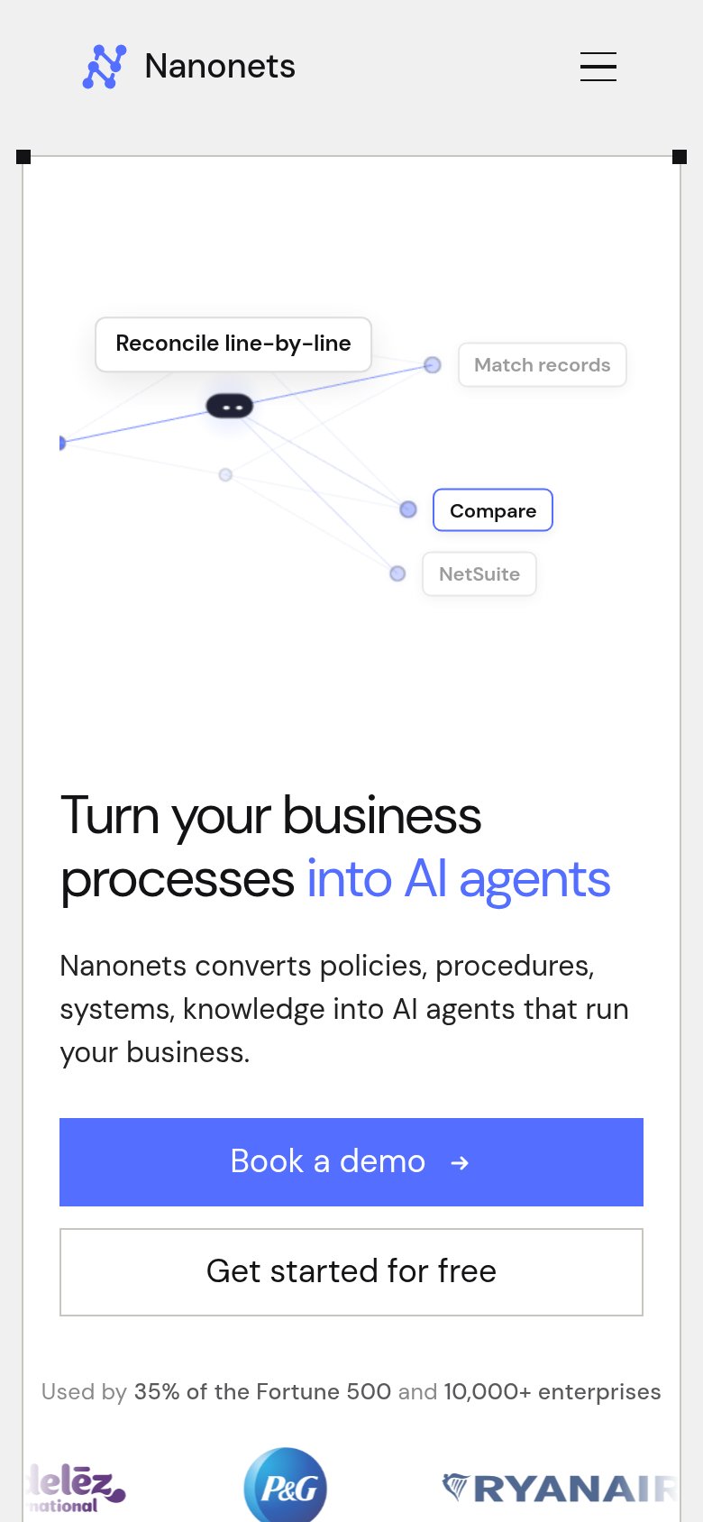 Mobile web annotations on the mobile capture