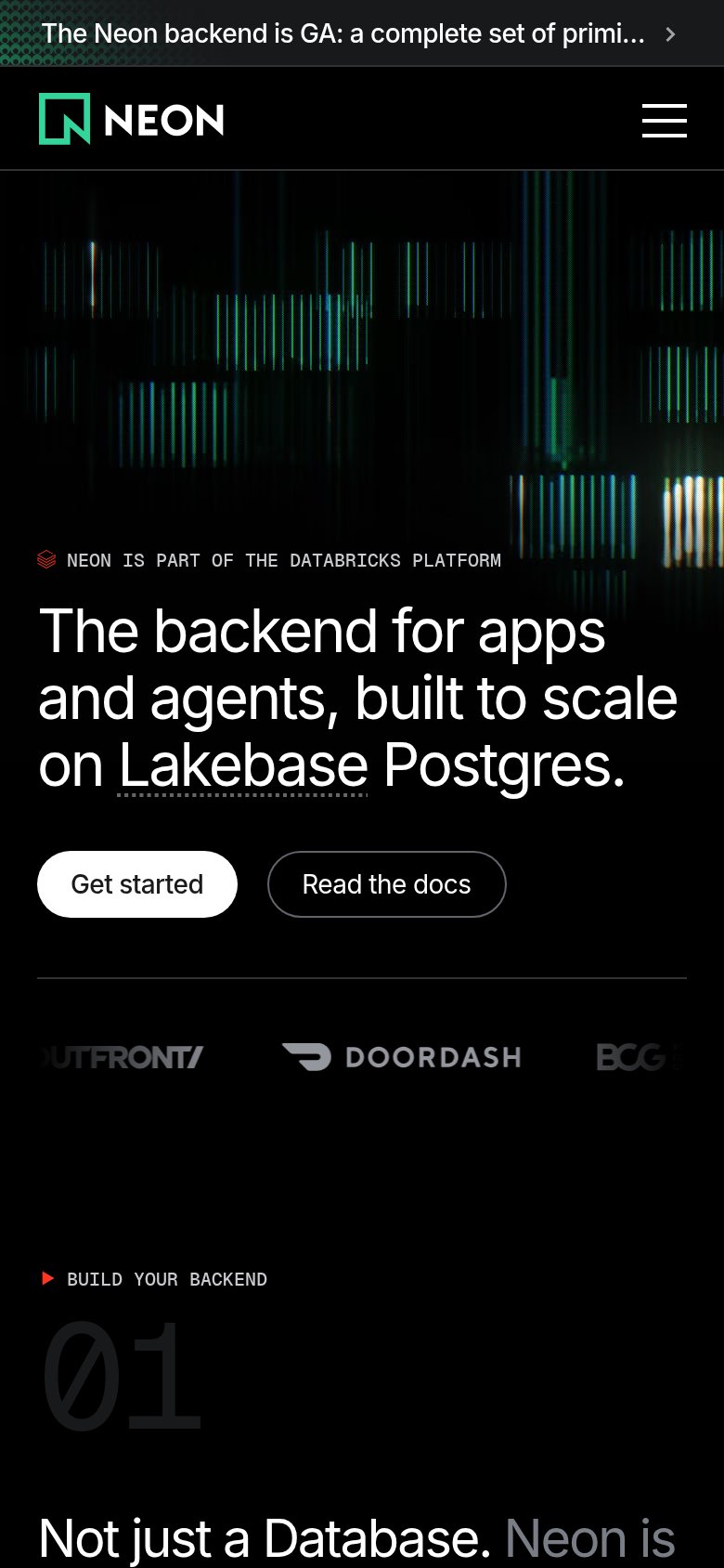 Neon mobile capture for Mobile web