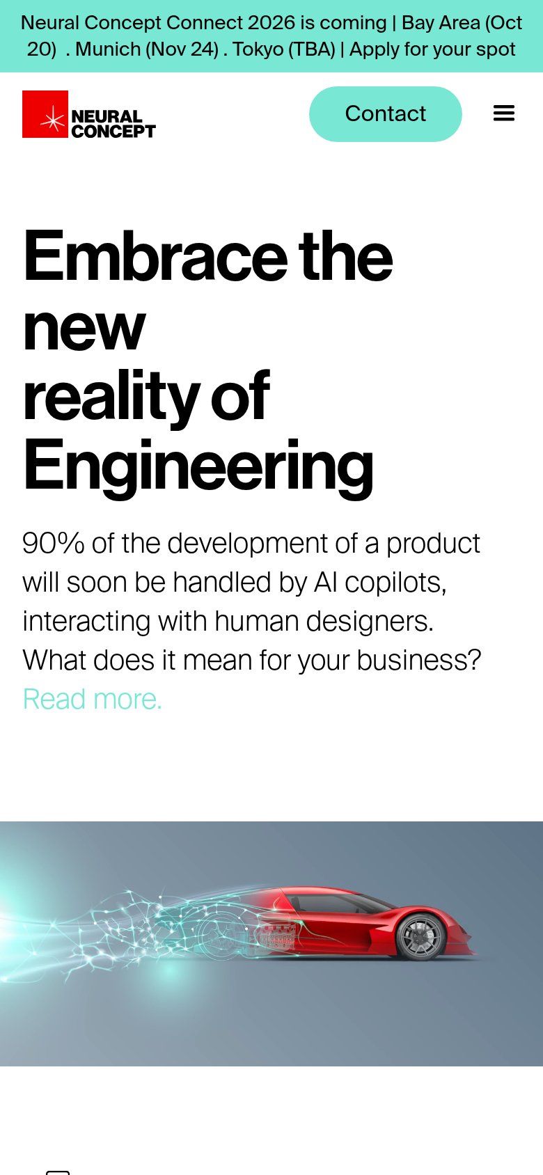 Neural Concept mobile capture for Mobile web