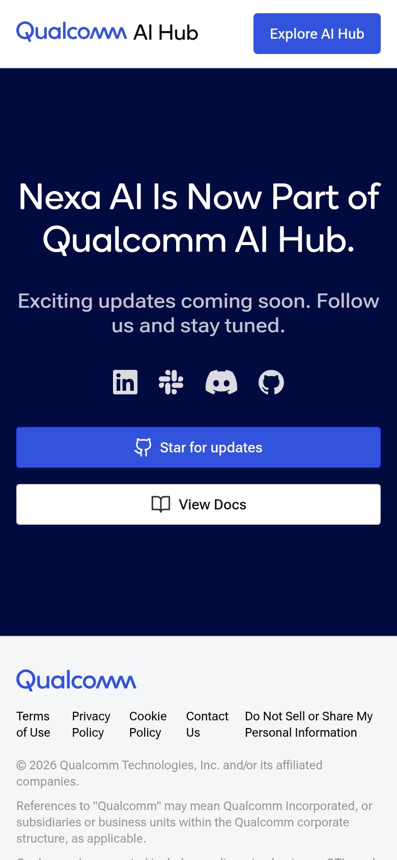 Nexa AI mobile capture for Mobile web
