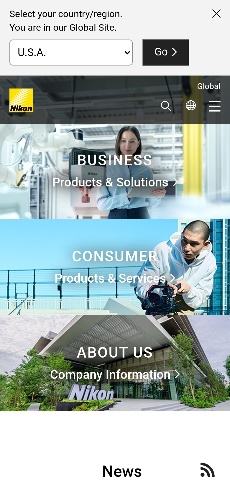 Nikon (Semiconductor Lithography Systems) mobile capture for Mobile web