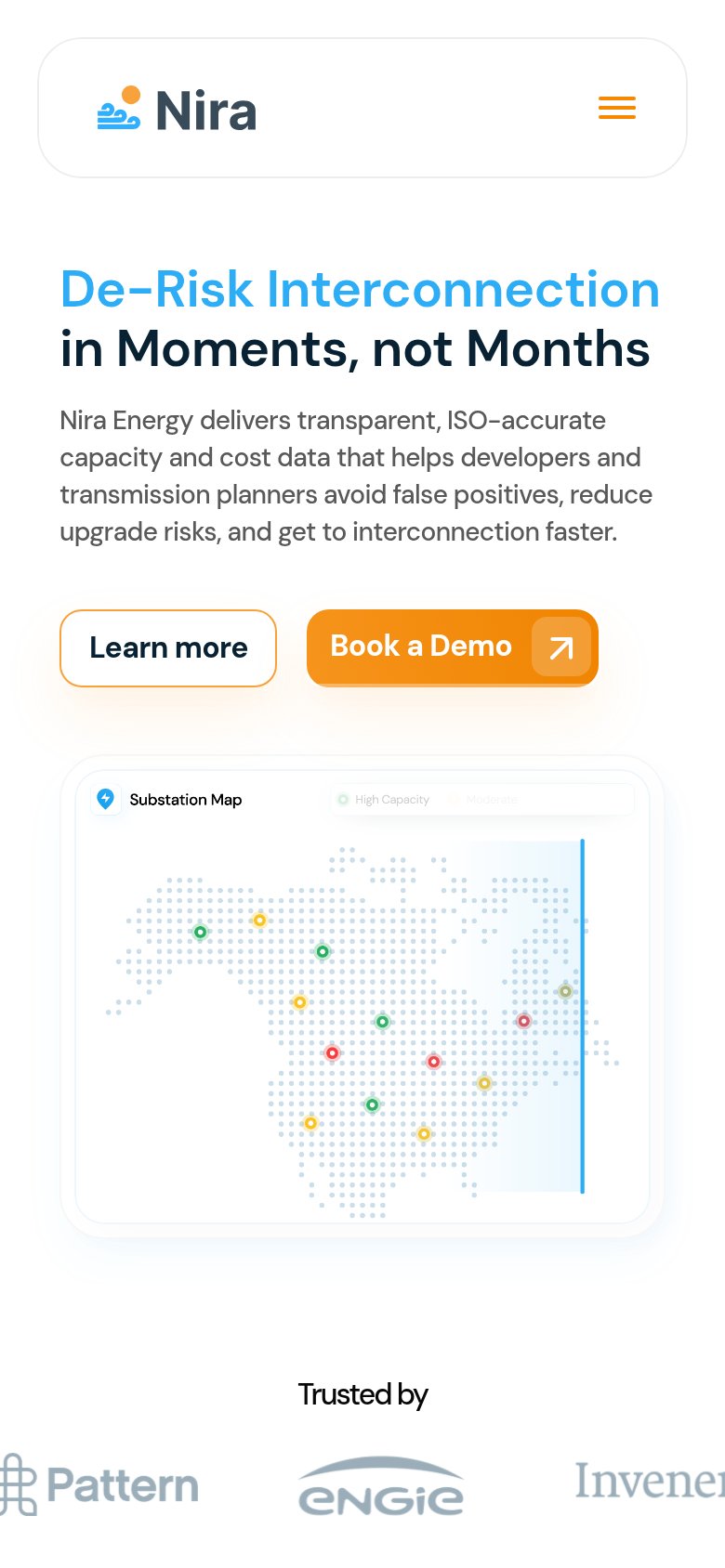 Nira Energy mobile capture for Mobile web