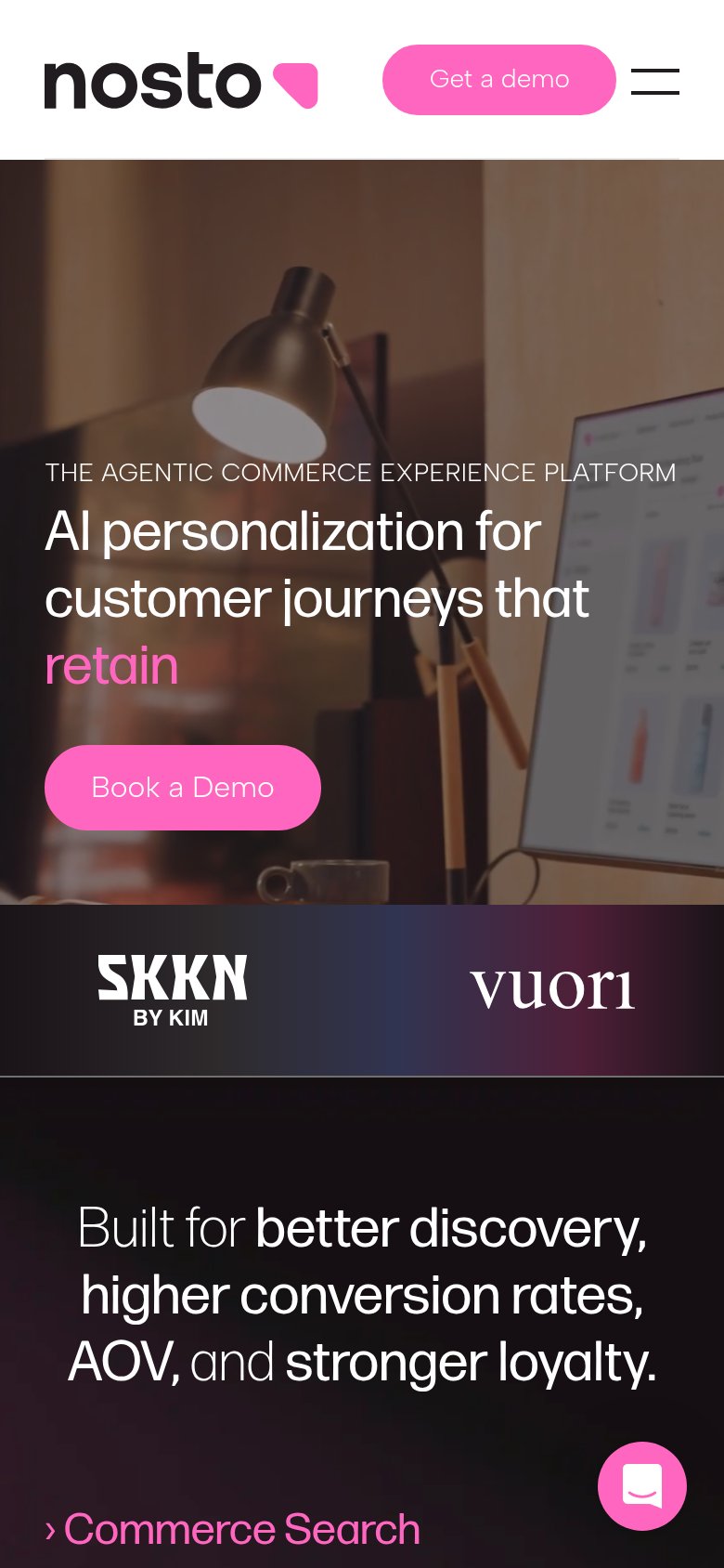 Nosto mobile capture for Mobile web