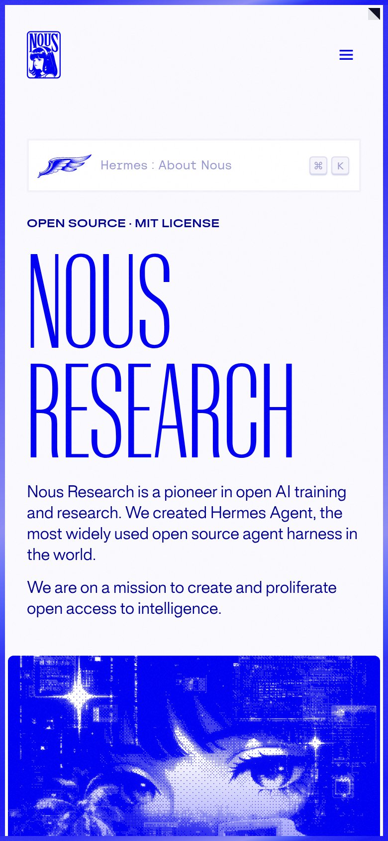 Nous Research mobile capture for Mobile web