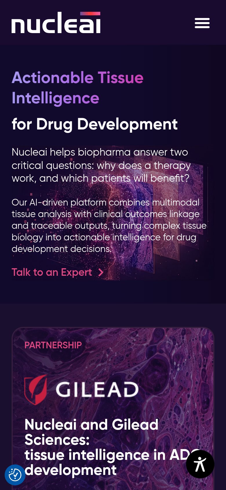 Nucleai mobile capture for Mobile web