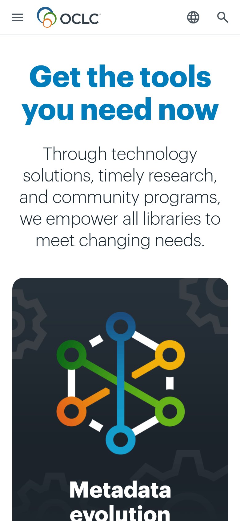 OCLC (WorldShare) mobile capture for Mobile web
