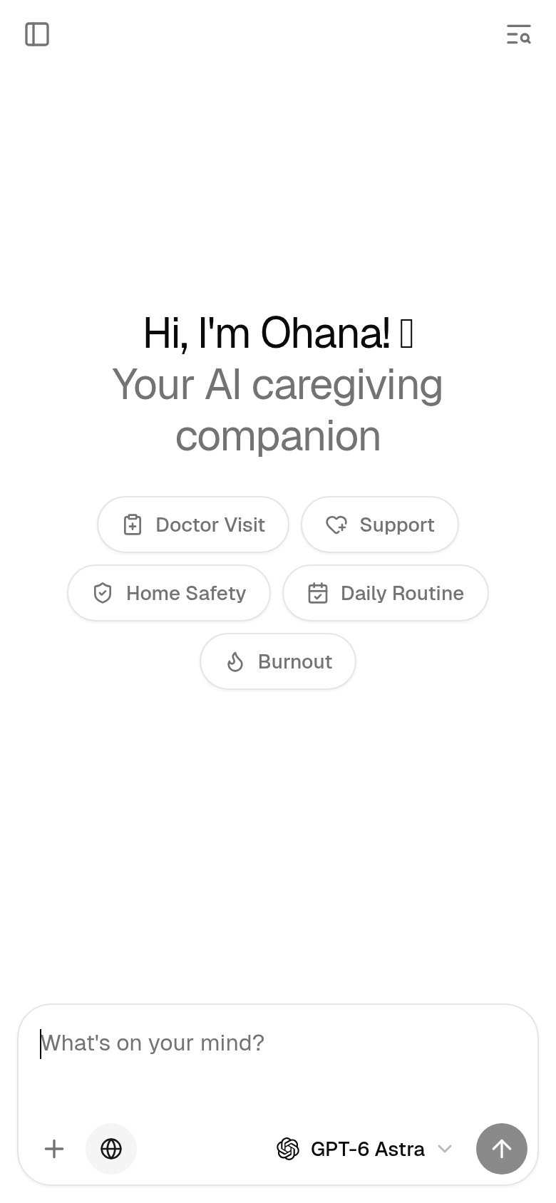 Ohana mobile capture for Mobile web