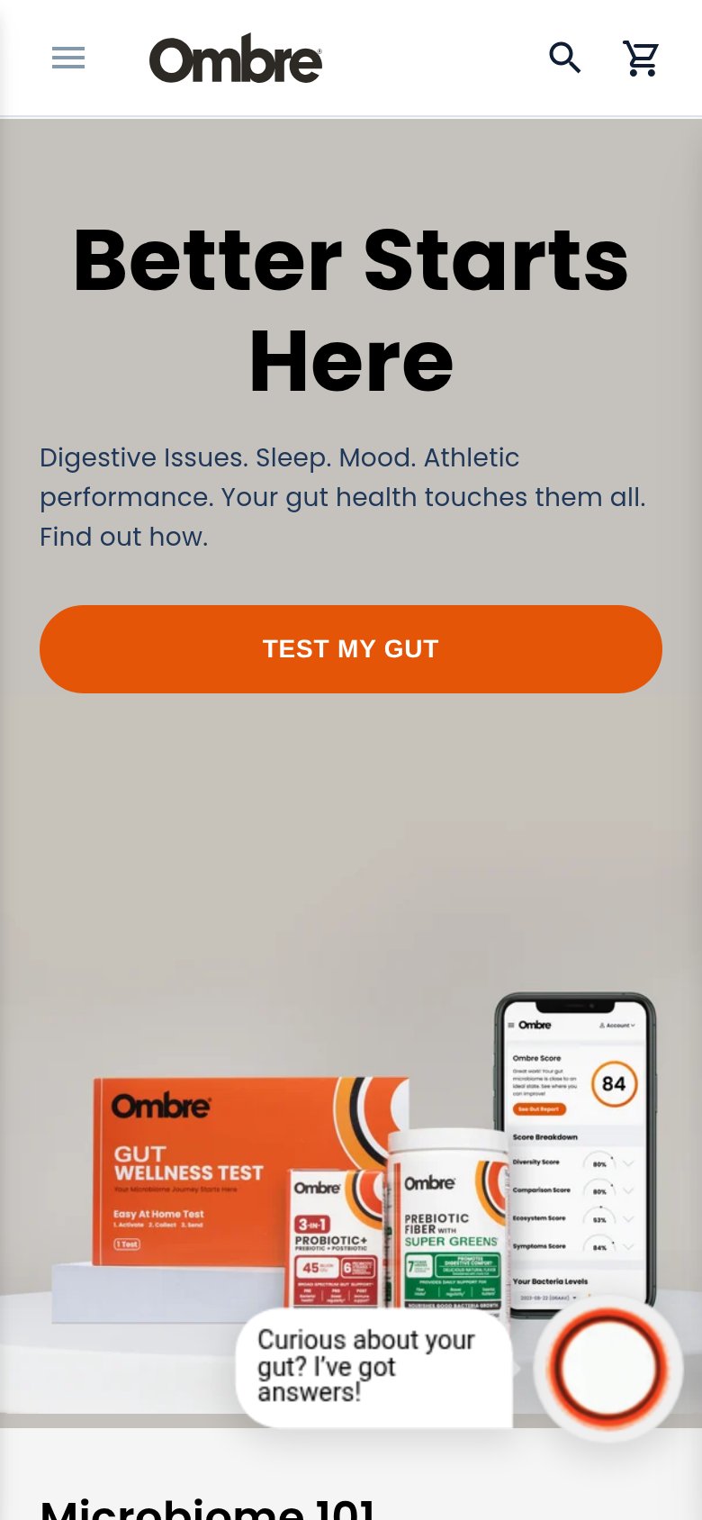 Ombre (formerly Thryve) mobile capture for Mobile web