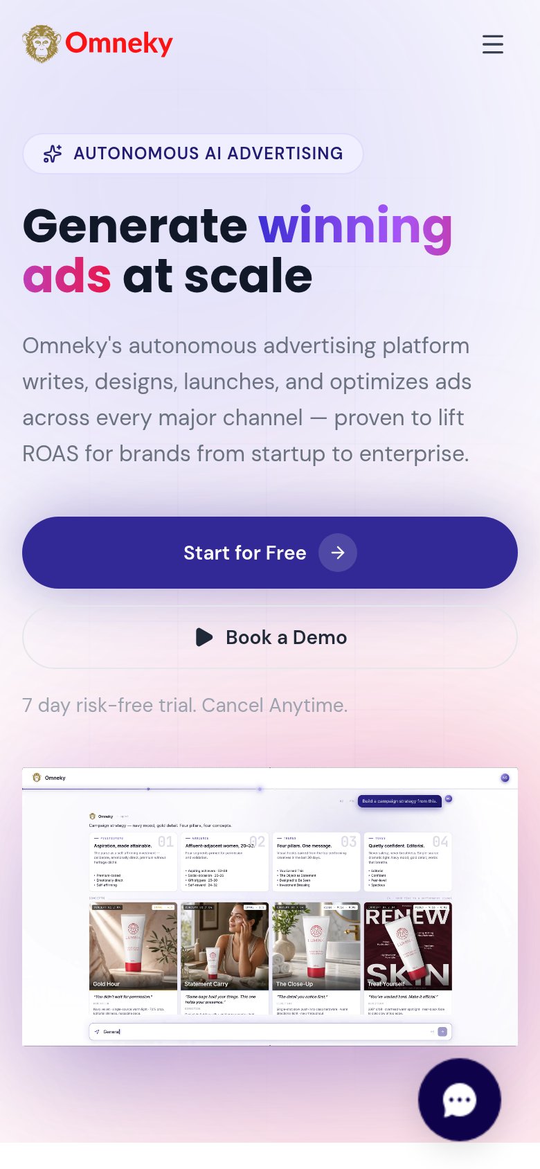 Omneky mobile capture for Mobile web