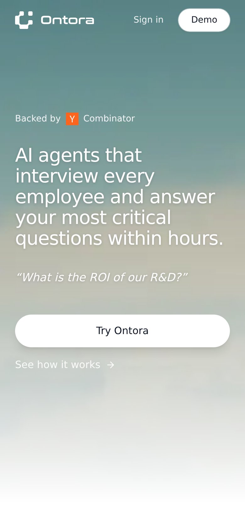 Ontora mobile capture for Mobile web