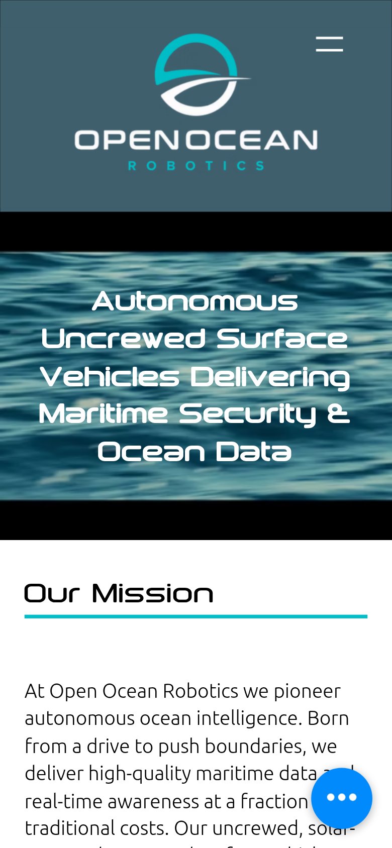 Open Ocean Robotics mobile capture for Mobile web