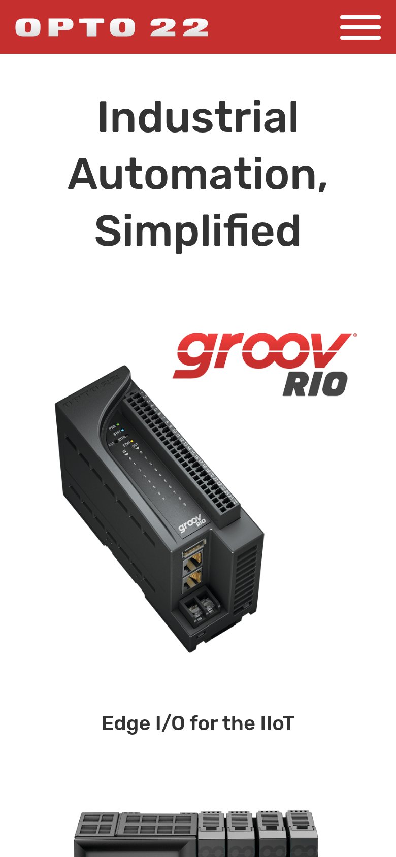 Opto 22 (groov EPIC) mobile capture for Mobile web