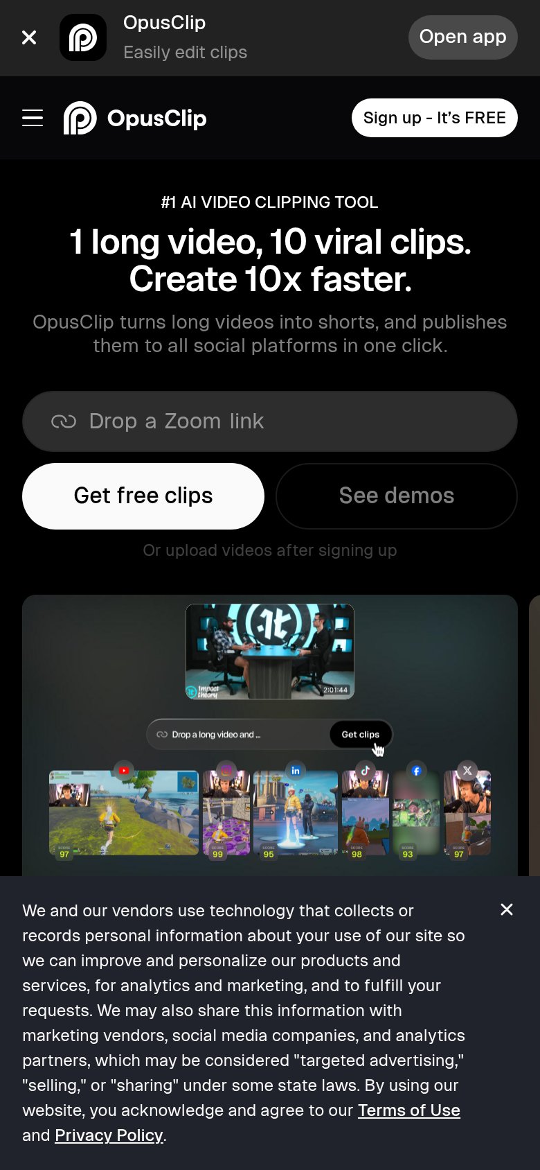 Mobile web annotations on the mobile capture