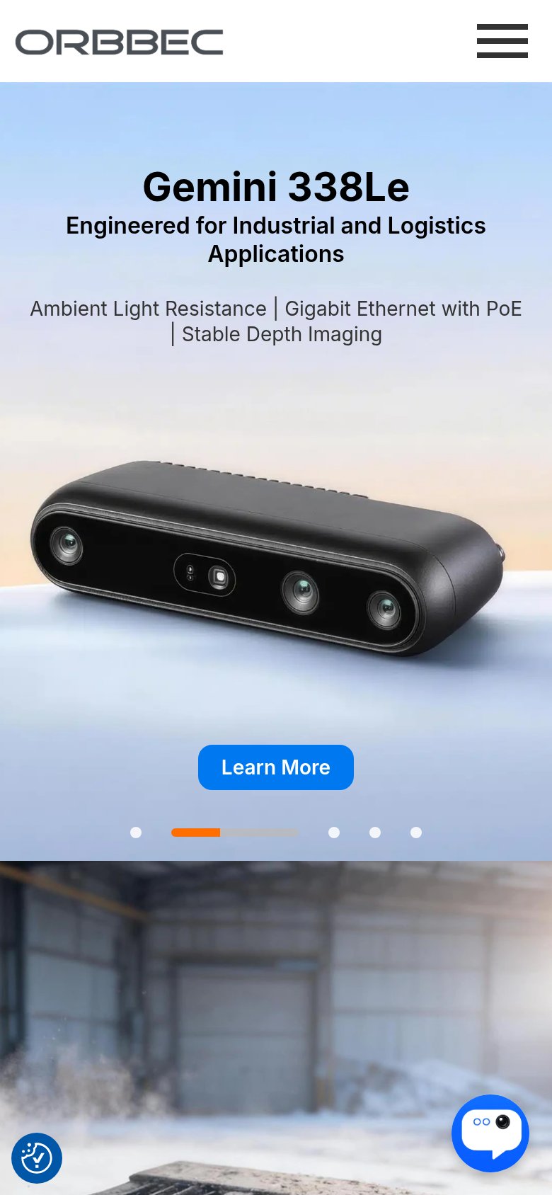 Orbbec mobile capture for Mobile web