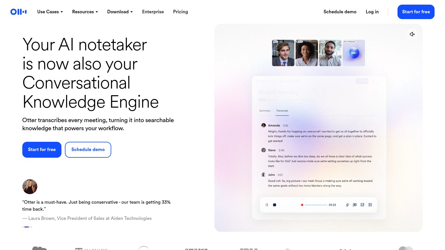 Otter.ai desktop capture for Trust
