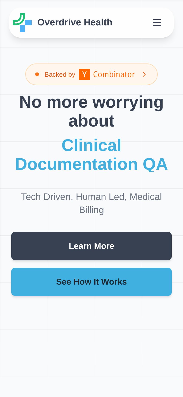 Overdrive Health mobile capture for Mobile web