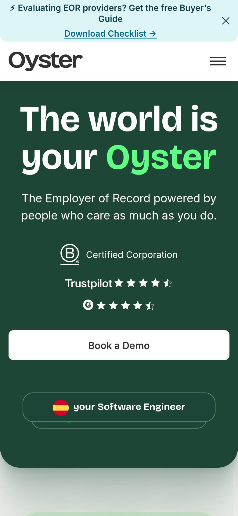 Oyster mobile capture for Mobile web