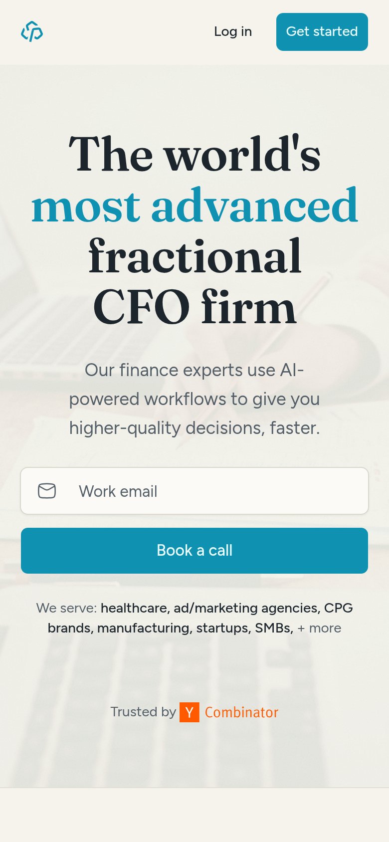 Palus Finance mobile capture for Mobile web