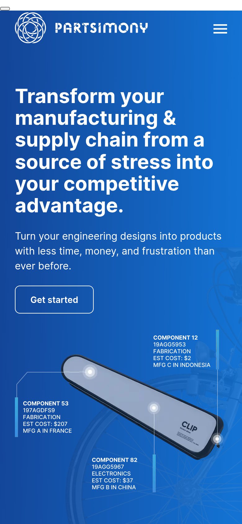 Partsimony mobile capture for Mobile web