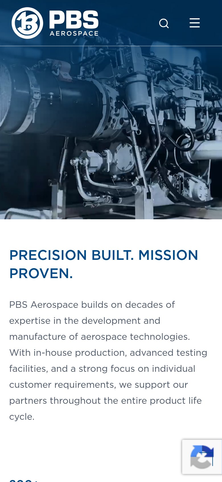 PBS Aerospace mobile capture for Mobile web