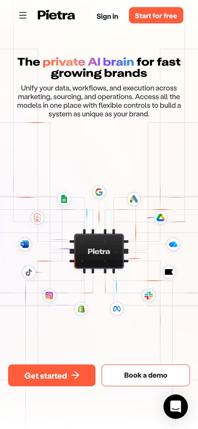 Pietra mobile capture for Mobile web