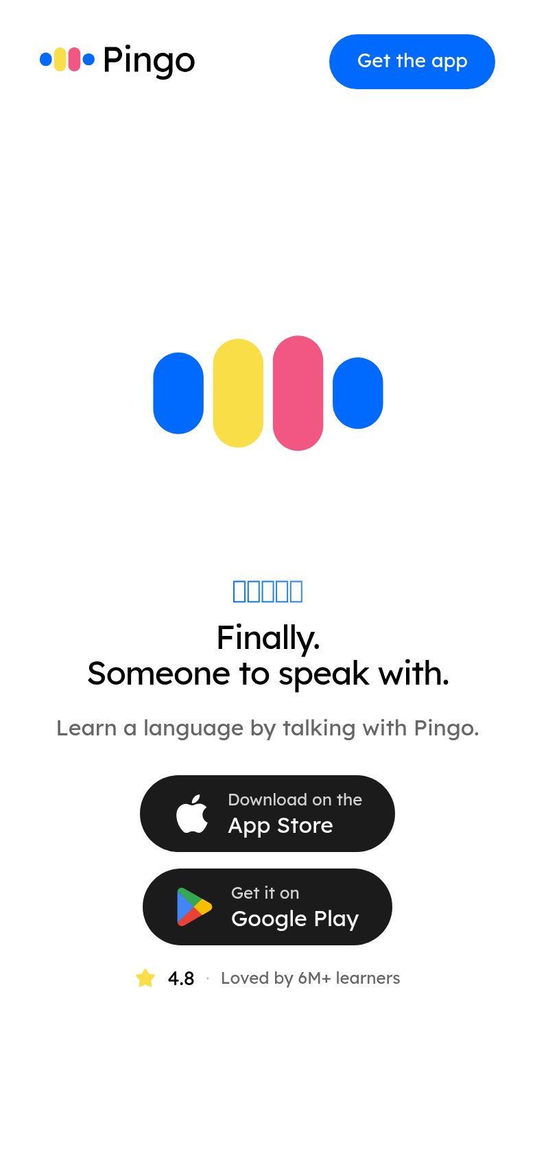 Pingo mobile capture for Mobile web