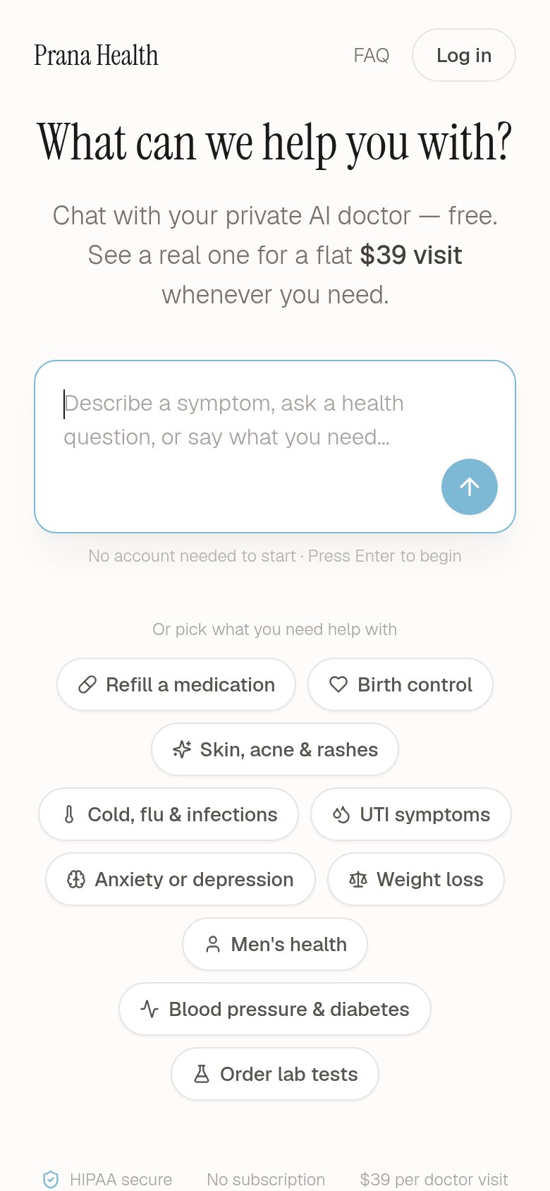 Prana mobile capture for Mobile web