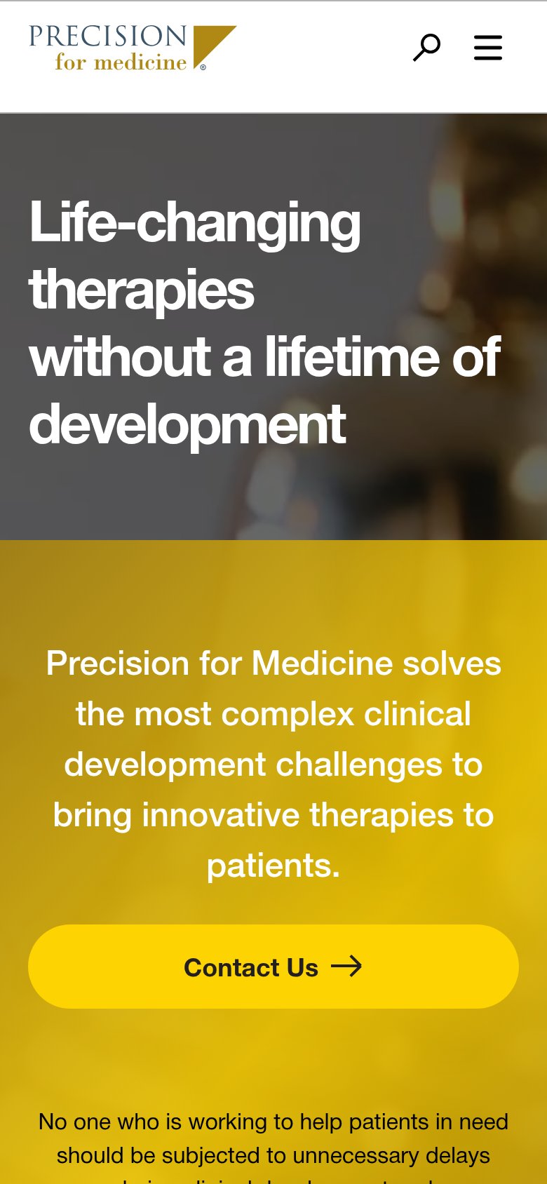 Precision for Medicine (Specimen Solutions) mobile capture for Mobile web