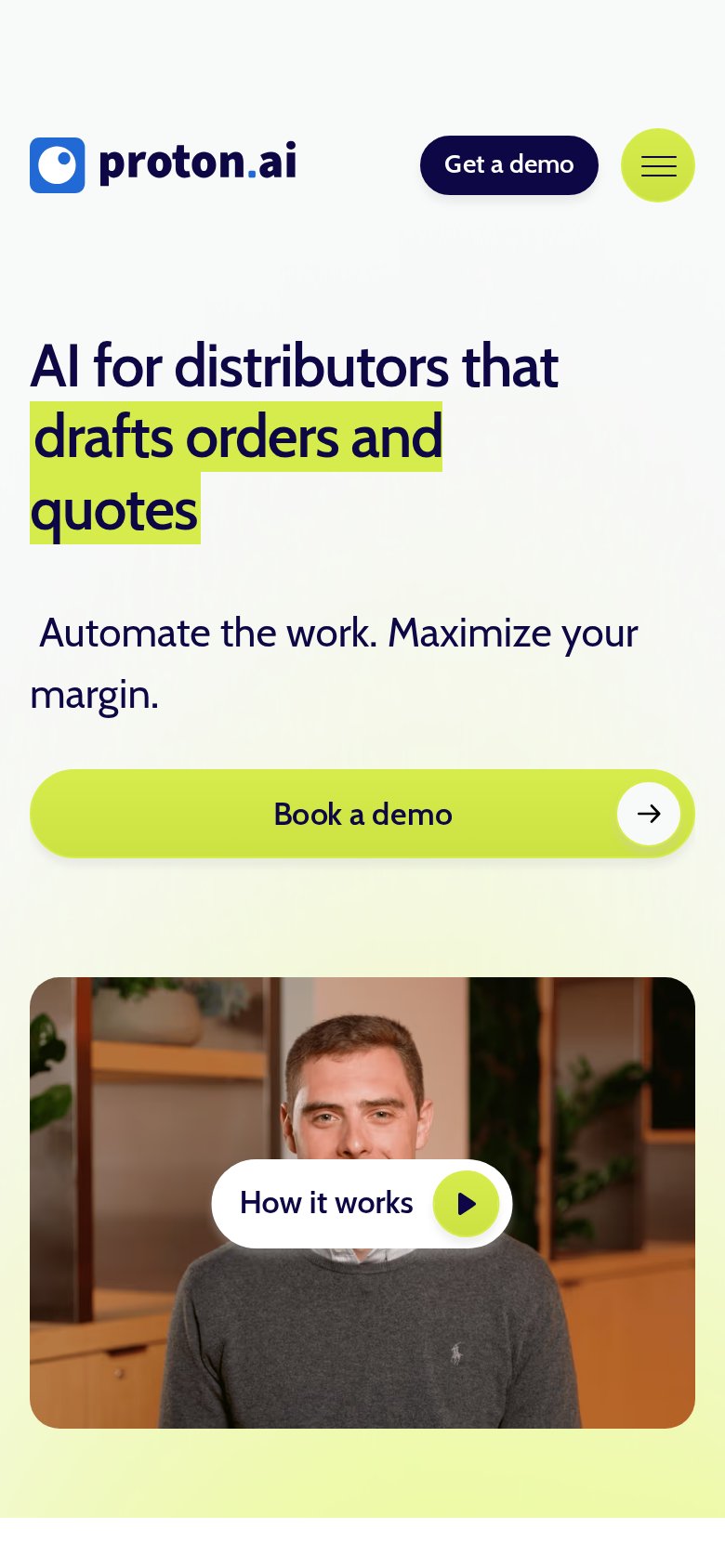 Proton.ai mobile capture for Mobile web