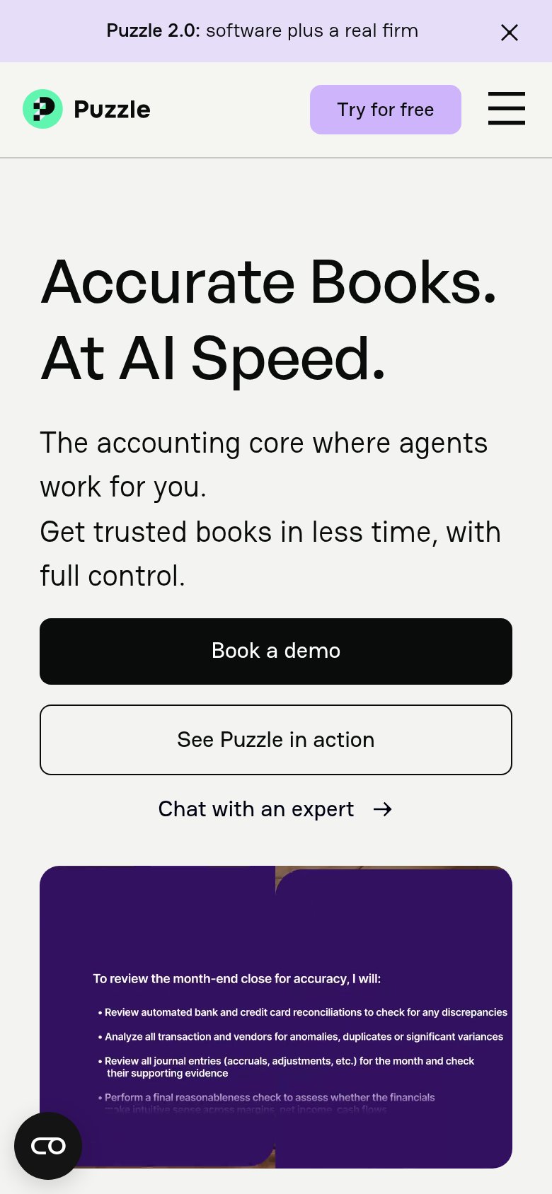 Puzzle mobile capture for Mobile web