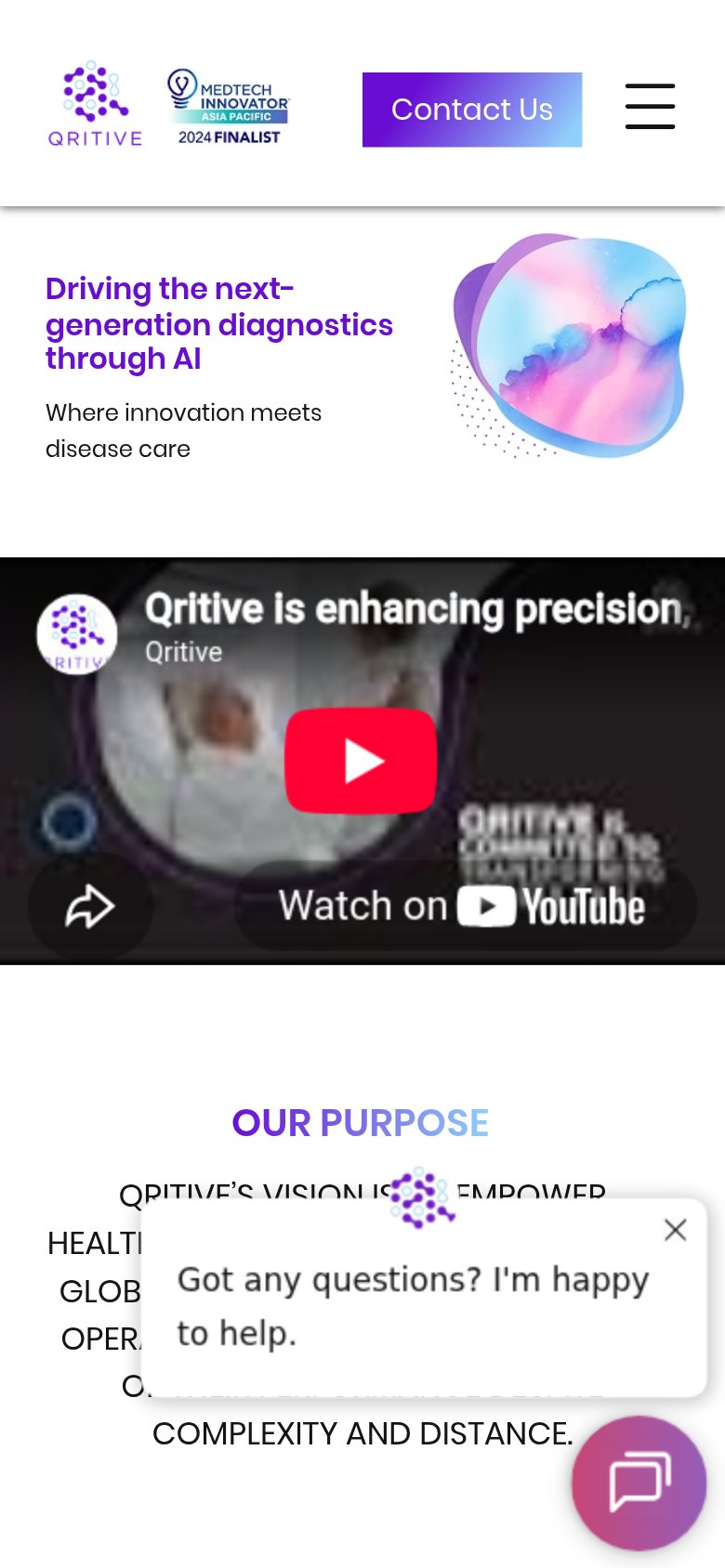 Qritive mobile capture for Mobile web