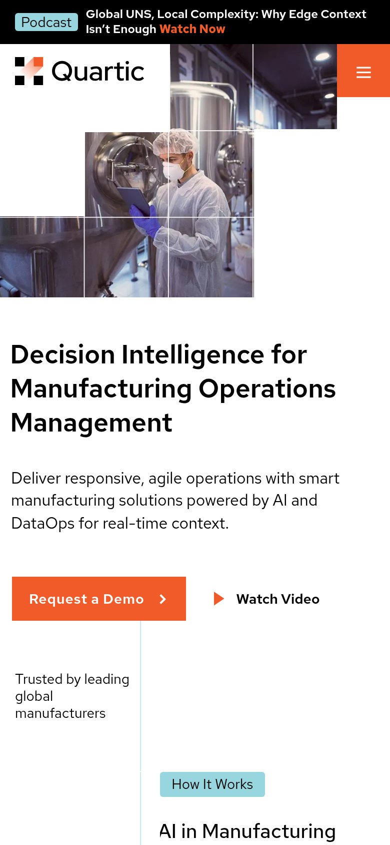 Quartic.ai mobile capture for Mobile web