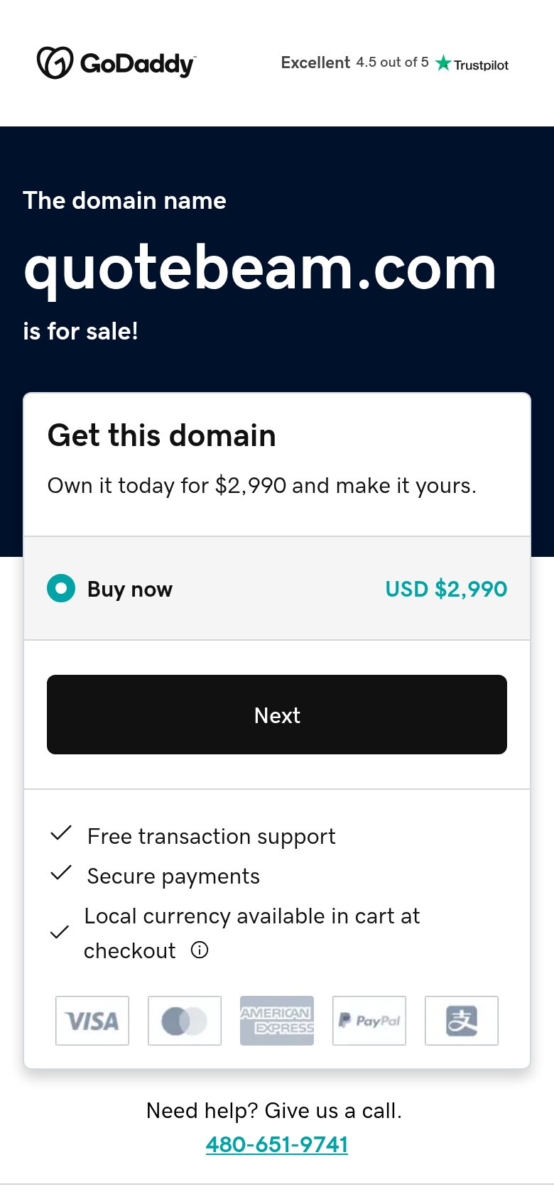 Quotebeam mobile capture for Mobile web