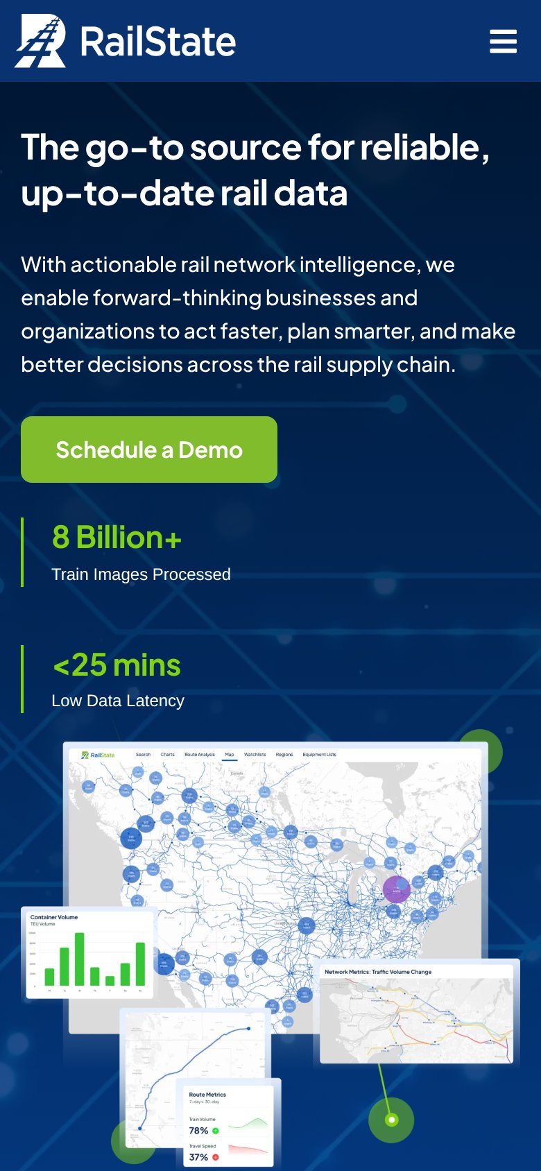 RailState mobile capture for Mobile web