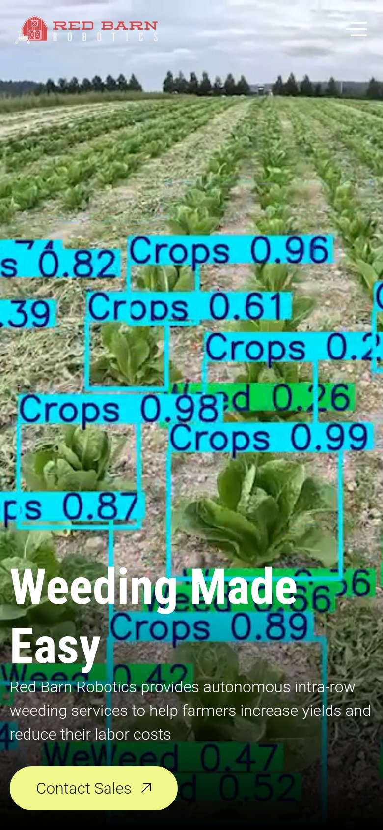 Red Barn Robotics mobile capture for Mobile web