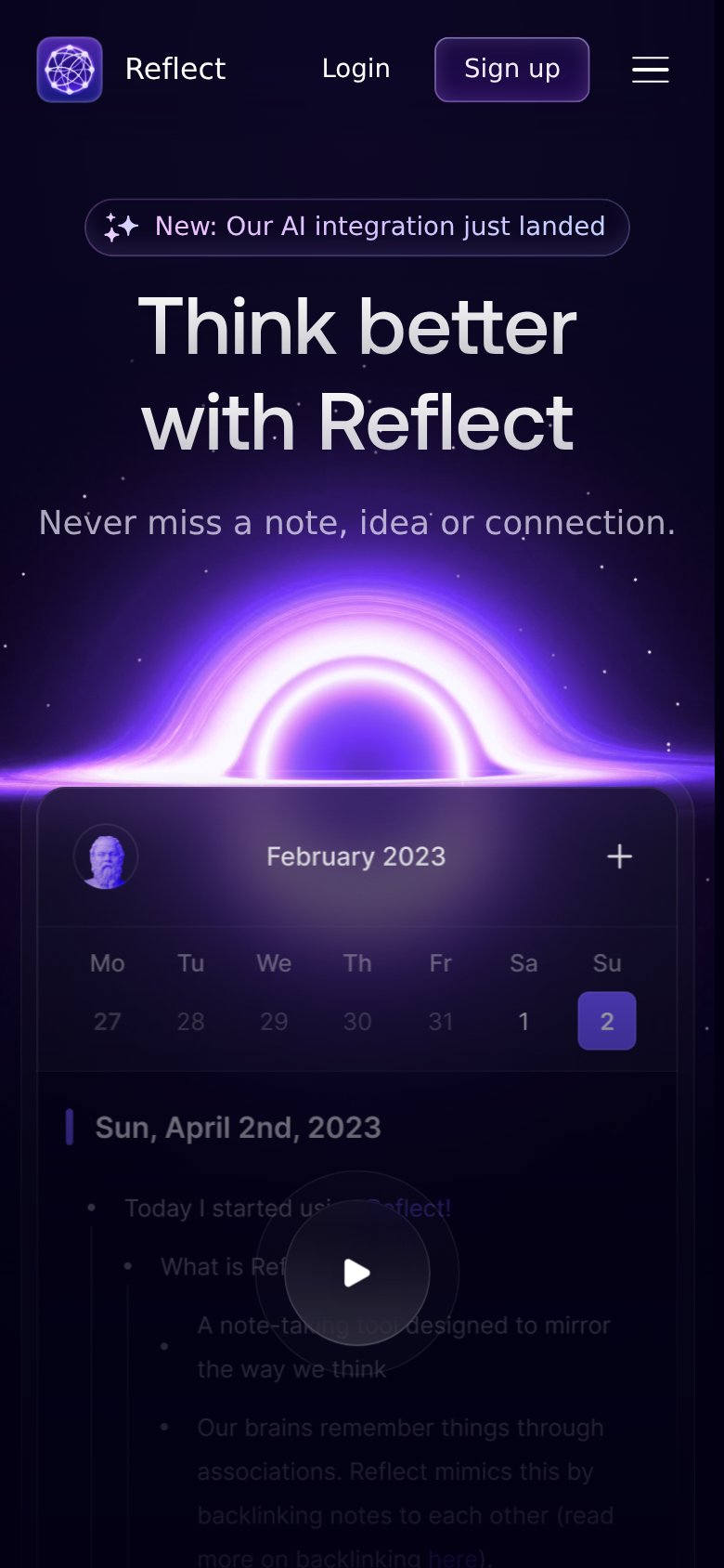 Reflect mobile capture for Mobile web