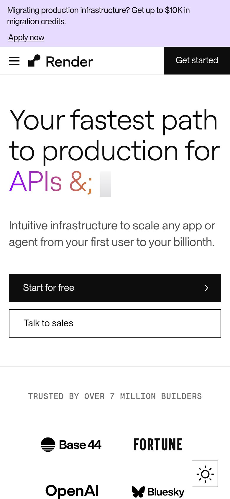 Render mobile capture for Mobile web