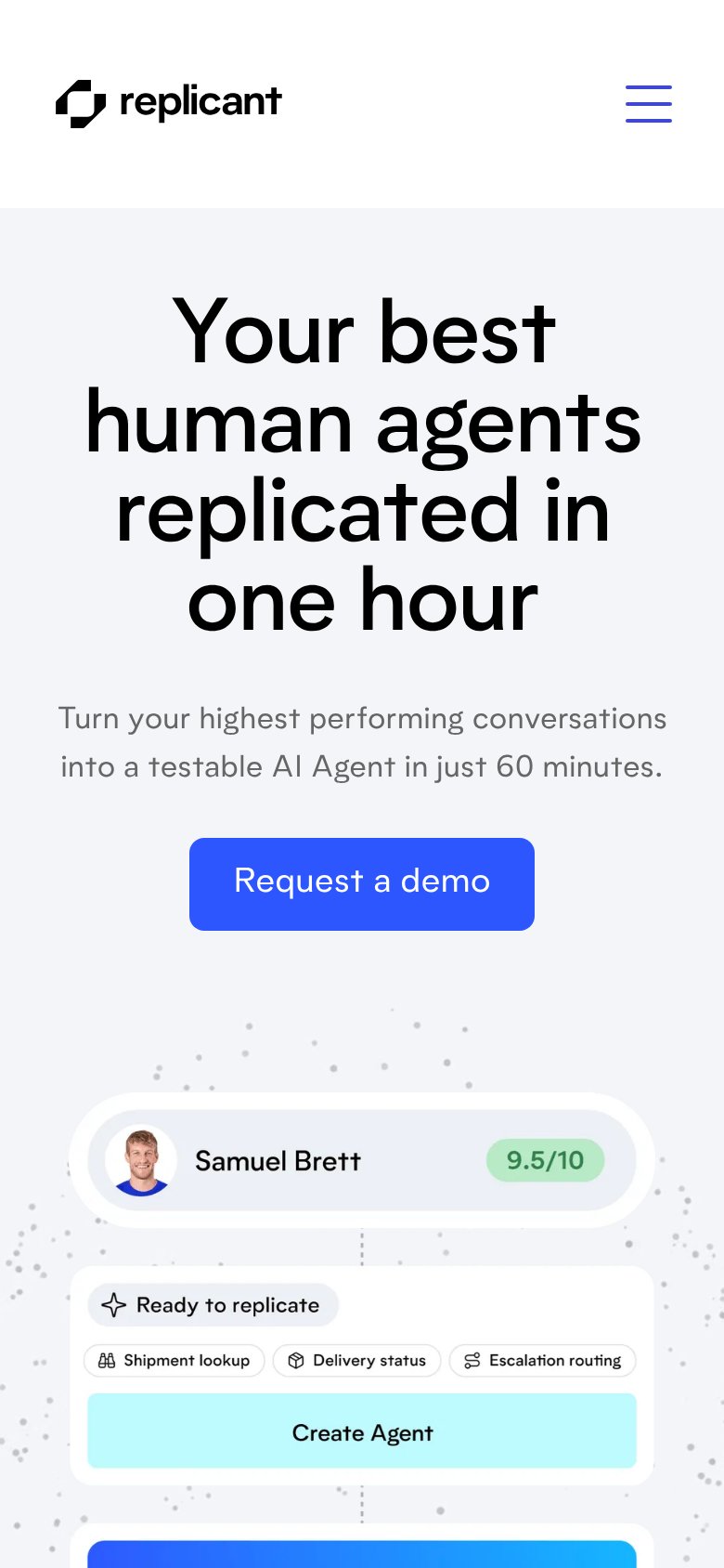 Replicant mobile capture for Mobile web