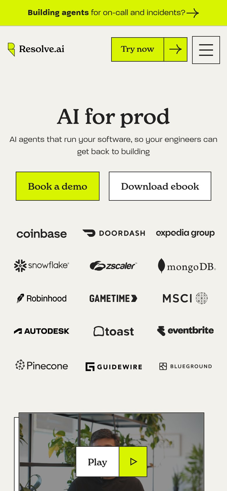 Resolve AI mobile capture for Mobile web