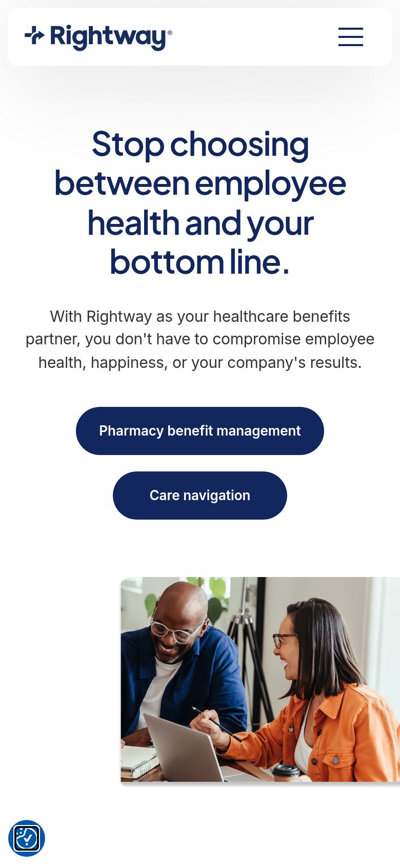 Rightway mobile capture for Mobile web